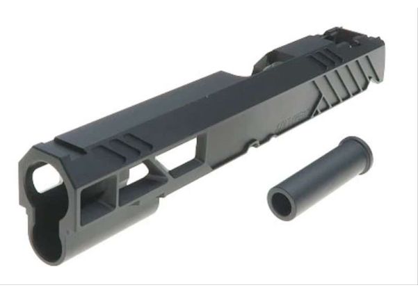 Dr. Black Tokyo Marui HI-CAPA 5.1 GBB GBBスライド (タイプ507、アルミニウム / アルミ、ブラック)-AIRSOFT GOGO エアガン・サバゲー用品通販
