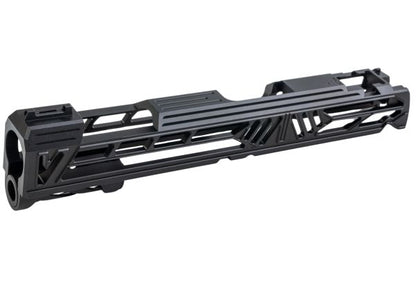 Dr. Black Tokyo Marui HI-CAPA 5.1 GBB GBBスライド（タイプV、イルミネーションフロントサイト付き、アルミ製、ブラック）-AIRSOFT GOGO エアガン・サバゲー用品通販