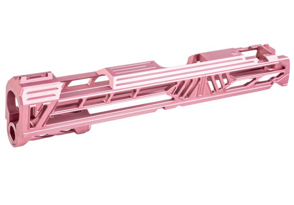 Dr. Black Tokyo Marui HI-CAPA 5.1 GBB GBBスライド（タイプV、イルミネーションフロントサイト付き、アルミ製、ピンク）-AIRSOFT GOGO エアガン・サバゲー用品通販