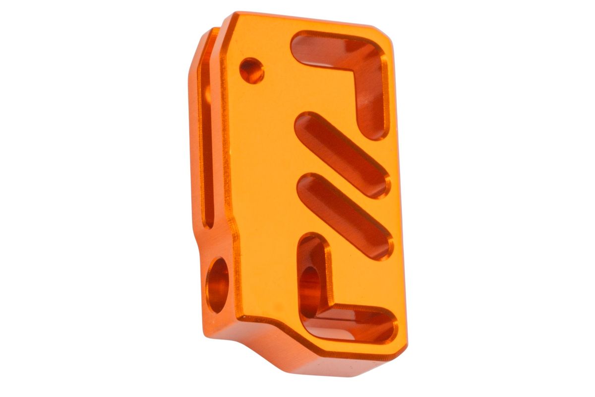 Dr. Black Tokyo Marui HI-CAPA GBB トリガー - スタンダード (タイプ A、アルミ、オレンジ)-AIRSOFT GOGO エアガン・サバゲー用品通販