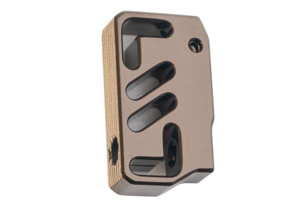 Dr. Black Tokyo Marui HI-CAPA GBB トリガー - スタンダード (タイプ A、アルミニウム / アルミ、タン)-AIRSOFT GOGO エアガン・サバゲー用品通販