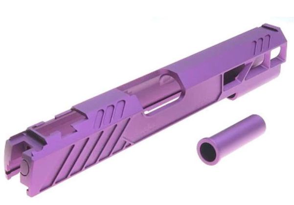 Dr. Black Tokyo Marui HI-CAPA5.1 GBB GBBスライド (タイプ507、アルミ、紫)-AIRSOFT GOGO エアガン・サバゲー用品通販
