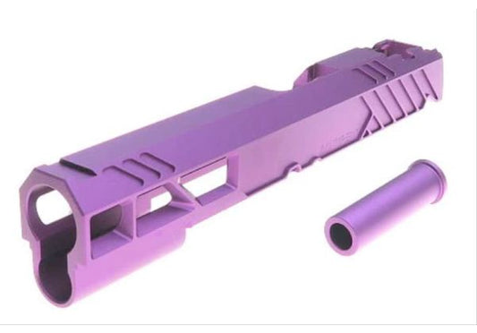Dr. Black Tokyo Marui HI-CAPA5.1 GBB GBBスライド (タイプ507、アルミ、紫)-AIRSOFT GOGO エアガン・サバゲー用品通販