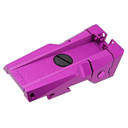 DR.BLACK 東京マルイ ハイキャパ 5.1 GBB オプティック リアサイト (アルミニウム、パープル)-AIRSOFT GOGO エアガン・サバゲー用品通販