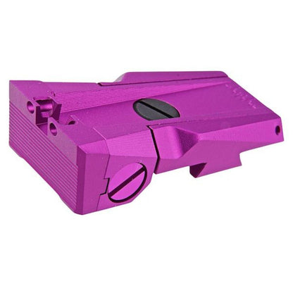DR.BLACK 東京マルイ ハイキャパ 5.1 GBB オプティック リアサイト (アルミニウム、パープル)-AIRSOFT GOGO エアガン・サバゲー用品通販