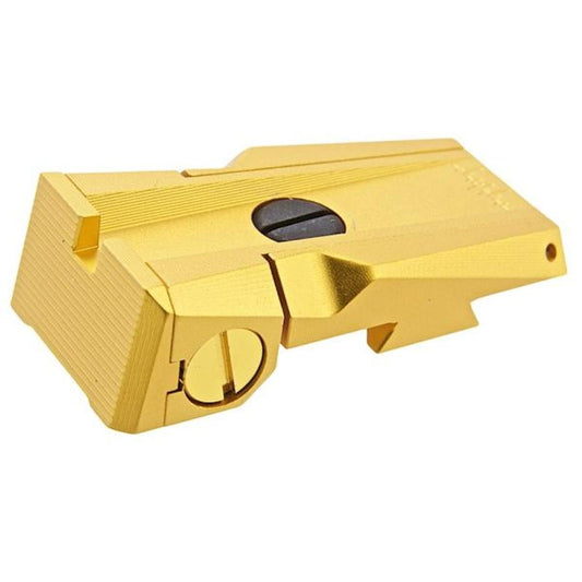 DR.BLACK 東京マルイ ハイキャパ 5.1 GBB リアサイト (アルミニウム、ゴールド)-AIRSOFT GOGO エアガン・サバゲー用品通販