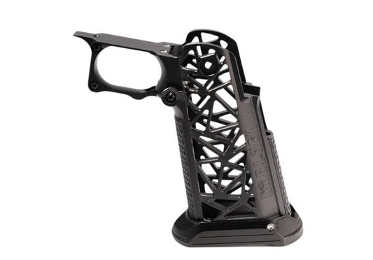 Dr.Black Tokyo Marui ハイキャパ GBB アルミグリップ (タイプA ブラック)-AIRSOFT GOGO エアガン・サバゲー用品通販