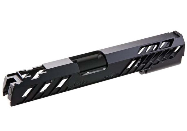 Dr.Black Tokyo Marui HI-CAPA 5.1 GBB GBBスライド (タイプ 505、アルミニウム / アルミ、ブラック) - 新バージョン-AIRSOFT GOGO エアガン・サバゲー用品通販
