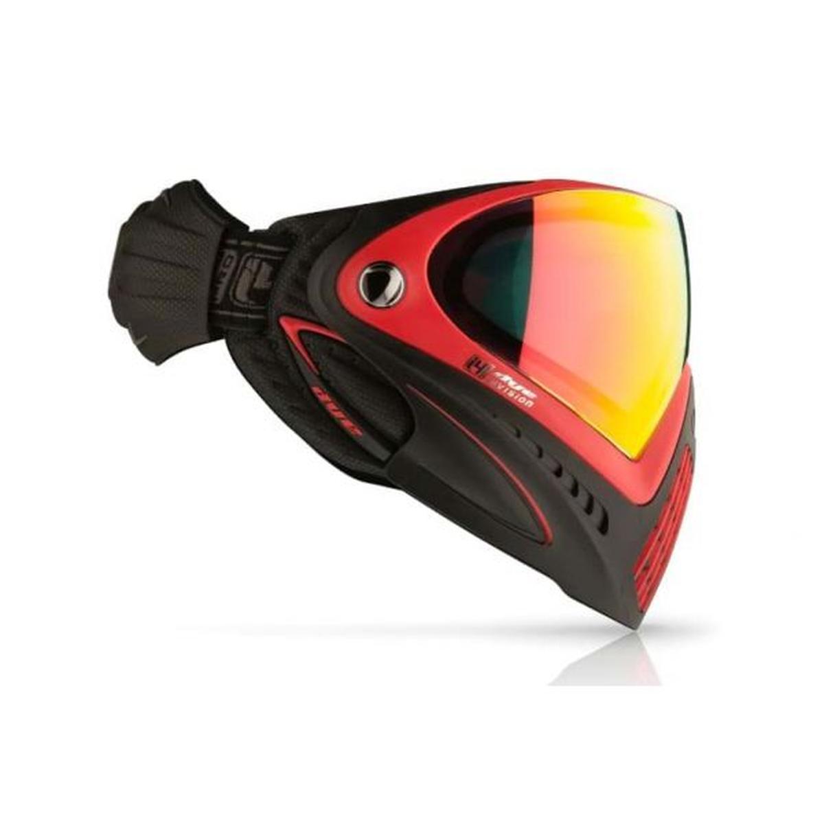DYE PRECISION I4 PRO フルフェイス エアソフト マスク ゴーグル システム - ブラック / レッド-AIRSOFT GOGO エアガン・サバゲー用品通販