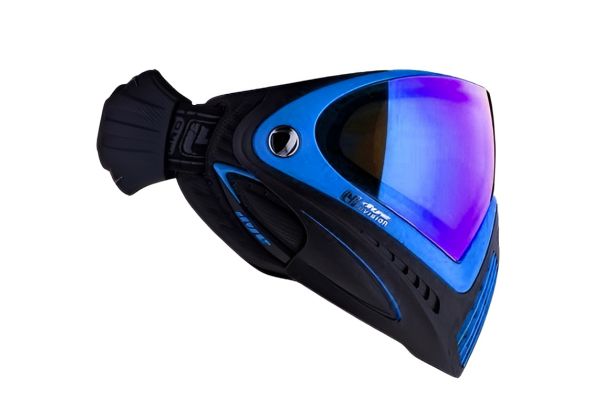 Dye Precision i4 Pro フルフェイス エアソフトマスク ゴーグルシステム - ブラック / ブルー-AIRSOFT GOGO エアガン・サバゲー用品通販