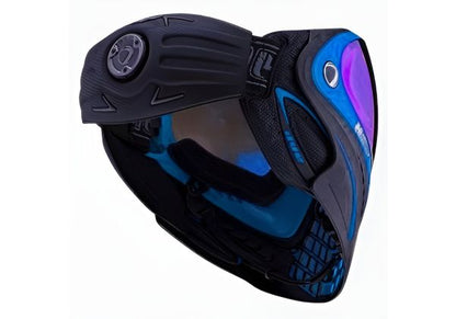 Dye Precision i4 Pro フルフェイス エアソフトマスク ゴーグルシステム - ブラック / ブルー-AIRSOFT GOGO エアガン・サバゲー用品通販