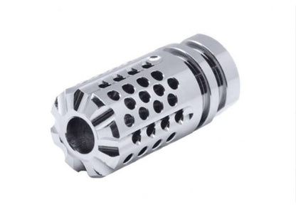 Dytac SLR Synergy Mini コンペンセイター 5.56 (14mm CCW) (SLR Rifleworks ライセンス製品) - チタン銀(ぎん)-AIRSOFT GOGO エアガン・サバゲー用品通販
