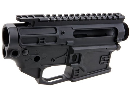 Dytac製 CNCアルミニウム / アルミ製 B15レシーバー（Tokyo Marui MWS M4 GBBR用） - ブラック（SLR Rifleworks社ライセンス商品）-AIRSOFT GOGO エアガン・サバゲー用品通販
