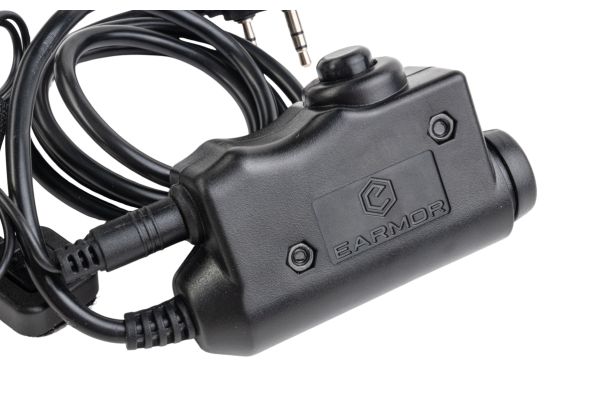 Earmor M52 プッシュトゥトーク（サムボタン付き）（TP-120）（ケンウッドプラグ）-AIRSOFT GOGO エアガン・サバゲー用品通販