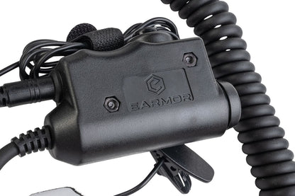 Earmor M52 プッシュトゥトーク（サムボタン付き）（TP-120）（PD780プラグ）-AIRSOFT GOGO エアガン・サバゲー用品通販