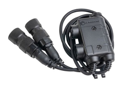 Earmor M56 デュアルコム プッシュトゥトーク（U-174ヘッドセットコネクタ）（Army用規格6ピンプラグ）-AIRSOFT GOGO エアガン・サバゲー用品通販