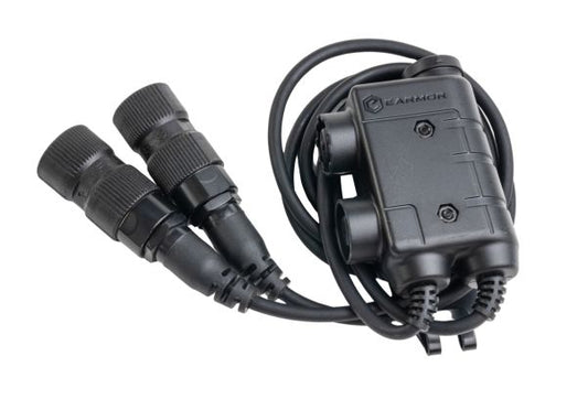 Earmor M56 デュアルコム プッシュトゥトーク（U-174ヘッドセットコネクタ）（Army用規格6ピンプラグ）-AIRSOFT GOGO エアガン・サバゲー用品通販