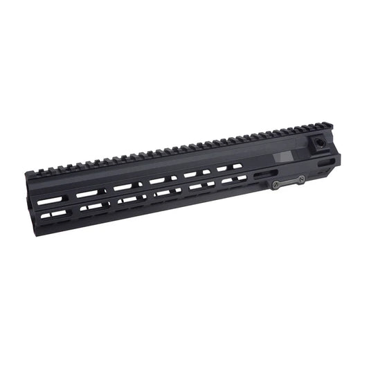 E&C 14.5 インチ M-Lok ハンドガード M110A1 AEG エアソフトガン用 (EC-MP527) - ブラック-AIRSOFT GOGO エアガン・サバゲー用品通販