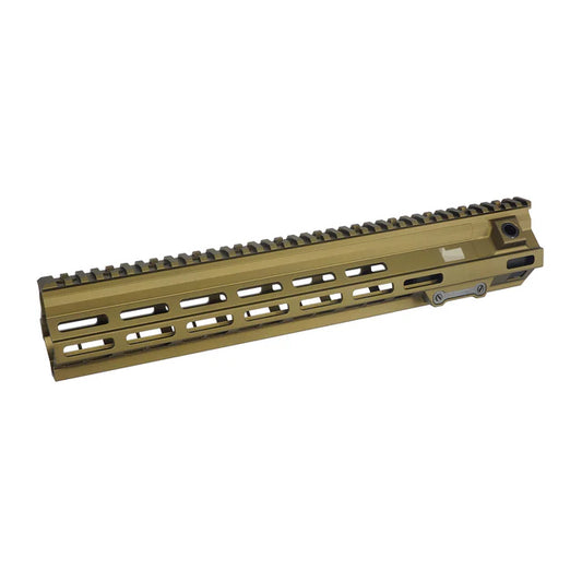 E&C 14.5 インチ M-Lok ハンドガード M110A1 AEG エアソフトガン用 (EC-MP527) - ダークアース-AIRSOFT GOGO エアガン・サバゲー用品通販