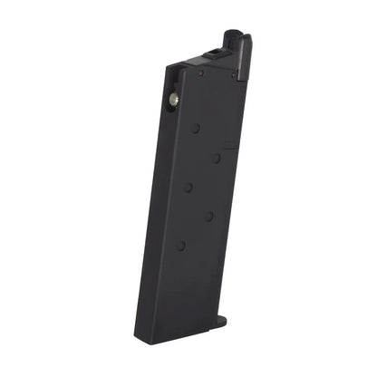 E&C 22 ラウンド ガス マガジン M1911 GBB ピストル用 (EC-MA019-BK) - ブラック-AIRSOFT GOGO エアガン・サバゲー用品通販