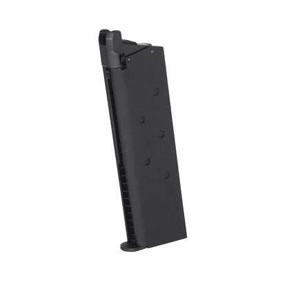 E&C 22 ラウンド ガス マガジン M1911 GBB ピストル用 (EC-MA019-BK) - ブラック-AIRSOFT GOGO エアガン・サバゲー用品通販