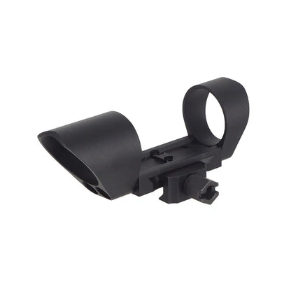 E&C 30mm スコープマウント（G28 / MR308用 T1サンシェードマウント付き）（EC-MP424）- ブラック-AIRSOFT GOGO エアガン・サバゲー用品通販