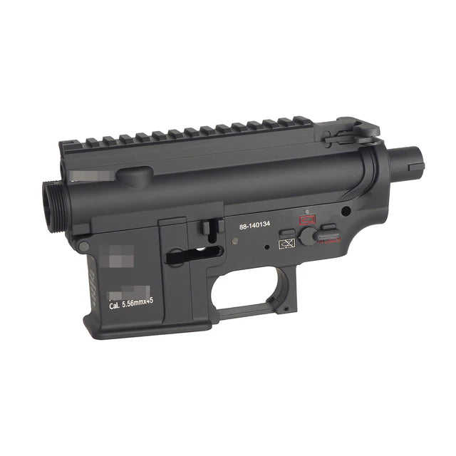 E&C 416 メタルレシーバー レーザーマーキング 416 AEG用 (EC-MP400B)-ブラック-AIRSOFT GOGO エアガン・サバゲー用品通販