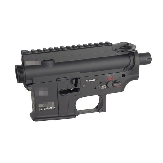 E&C 416 メタルレシーバー レーザーマーキング 416 AEG用 (EC-MP400B)-ブラック-AIRSOFT GOGO エアガン・サバゲー用品通販
