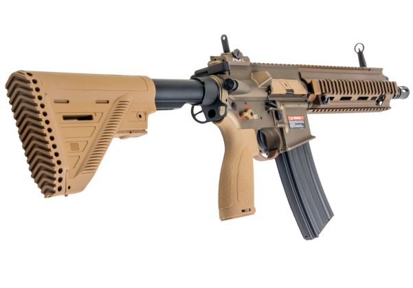 E&C 416A5 エアソフト電動ライフル（EC111 QC 2.0(機械の)メカボックス搭載） - タン-AIRSOFT GOGO エアガン・サバゲー用品通販