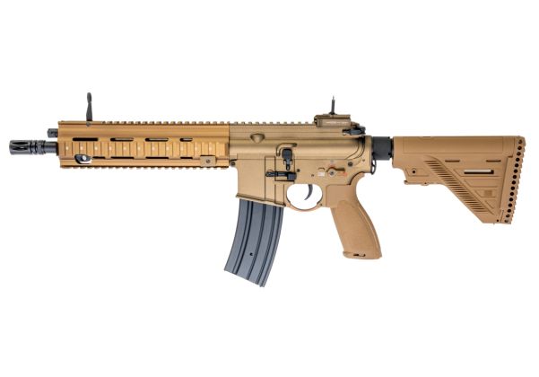 E&C 416A5 エアソフト電動ライフル（EC111 QC 2.0(機械の)メカボックス搭載） - タン-AIRSOFT GOGO エアガン・サバゲー用品通販