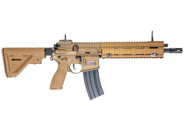 E&C 416A5 エアソフト電動ライフル（EC111 QC 2.0(機械の)メカボックス搭載） - タン-AIRSOFT GOGO エアガン・サバゲー用品通販