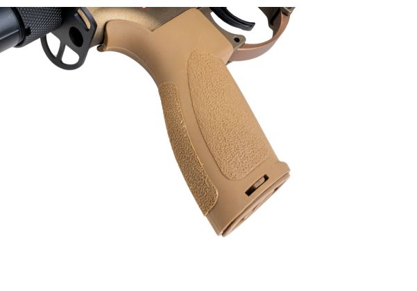 E&C 416A5 エアソフト電動ライフル（EC111 QC 2.0(機械の)メカボックス搭載） - タン-AIRSOFT GOGO エアガン・サバゲー用品通販