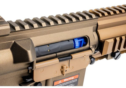 E&C 416A5 エアソフト電動ライフル（EC111 QC 2.0(機械の)メカボックス搭載） - タン-AIRSOFT GOGO エアガン・サバゲー用品通販