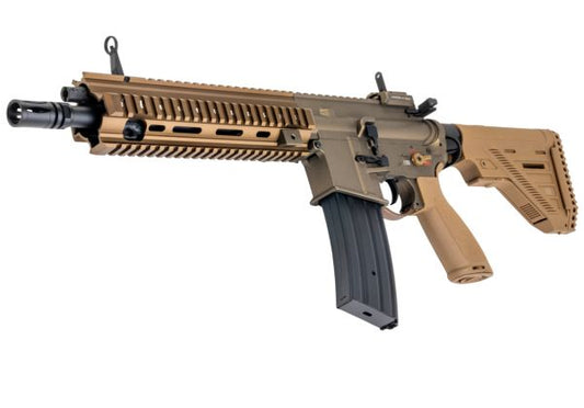 E&C 416A5 エアソフト電動ライフル（EC111 QC 2.0(機械の)メカボックス搭載） - タン-AIRSOFT GOGO エアガン・サバゲー用品通販