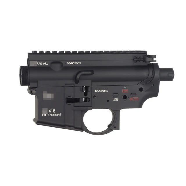 E&C 416A5 メタルレシーバー 416 / M4 AEG エアソフトガン用 (MP315B) - ブラック-AIRSOFT GOGO エアガン・サバゲー用品通販