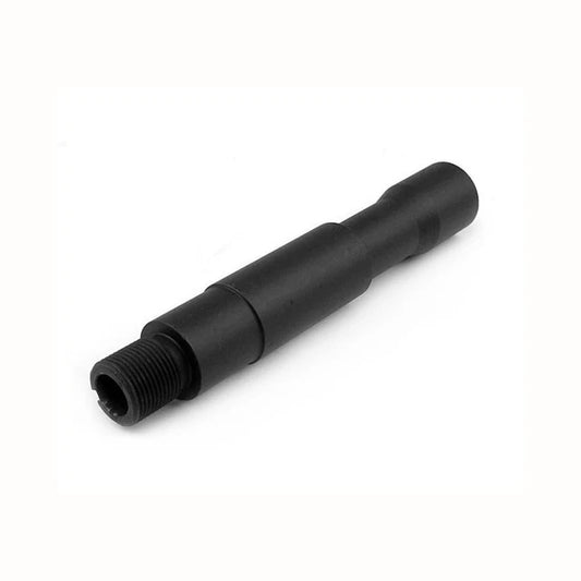 E&C アルミ M4 アウターバレルエクステンション 14mm (MP020) - ブラック-AIRSOFT GOGO エアガン・サバゲー用品通販