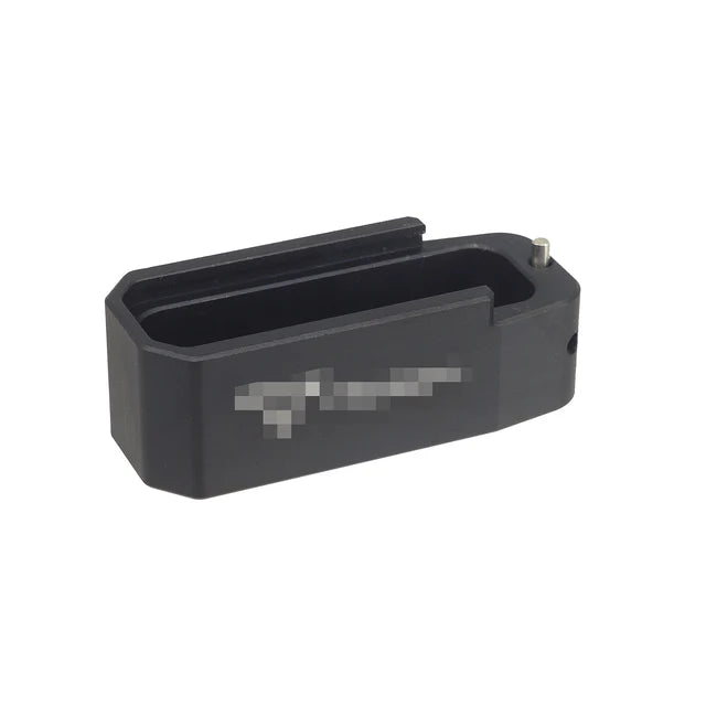 E&C アルミベースパッド PMAG エアソフトマガジン用 (EC-MP183)-ブラック-AIRSOFT GOGO エアガン・サバゲー用品通販