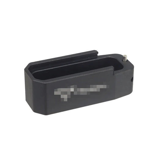 E&C アルミベースパッド PMAG エアソフトマガジン用 (EC-MP183)-ブラック-AIRSOFT GOGO エアガン・サバゲー用品通販
