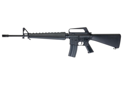 E&C COLT M16A1 エアソフト電動ライフル（EC320 QC 2.0(機械の)メカボックス搭載） - ブラック（Cybergun社ライセンス商品）-AIRSOFT GOGO エアガン・サバゲー用品通販