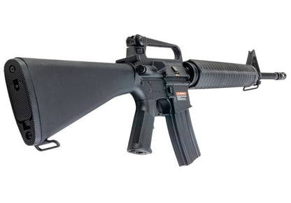 E&C COLT M16A2 エアソフト電動ライフル（EC321 QC 2.0(機械の)メカボックス搭載） - ブラック（Cybergun社ライセンス商品）-AIRSOFT GOGO エアガン・サバゲー用品通販