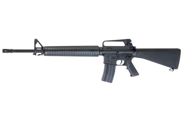 E&C COLT M16A2 エアソフト電動ライフル（EC321 QC 2.0(機械の)メカボックス搭載） - ブラック（Cybergun社ライセンス商品）-AIRSOFT GOGO エアガン・サバゲー用品通販