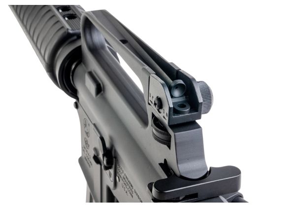 E&C COLT M16A2 エアソフト電動ライフル（EC321 QC 2.0(機械の)メカボックス搭載） - ブラック（Cybergun社ライセンス商品）-AIRSOFT GOGO エアガン・サバゲー用品通販