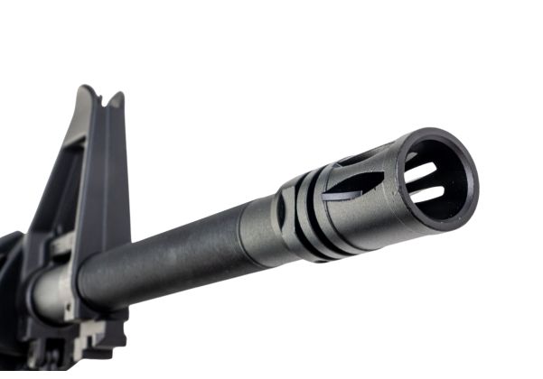 E&C COLT M16A2 エアソフト電動ライフル（EC321 QC 2.0(機械の)メカボックス搭載） - ブラック（Cybergun社ライセンス商品）-AIRSOFT GOGO エアガン・サバゲー用品通販
