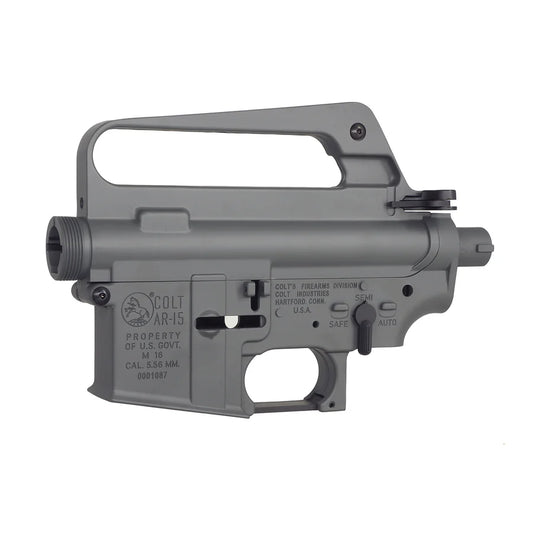 E&C COLT M16VN メタルレシーバー（AR/M4 AEG用）（MP312C-GY-LI）-AIRSOFT GOGO エアガン・サバゲー用品通販