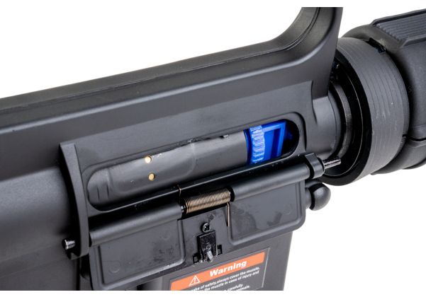 E&C COLT XM177E2 エアソフト電動ライフル（EC325 QC 2.0(機械の)メカボックス搭載） - ブラック（Cybergun社ライセンス商品）-AIRSOFT GOGO エアガン・サバゲー用品通販