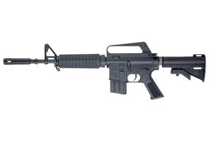 E&C COLT XM177E2 エアソフト電動ライフル（EC325 QC 2.0(機械の)メカボックス搭載） - ブラック（Cybergun社ライセンス商品）-AIRSOFT GOGO エアガン・サバゲー用品通販