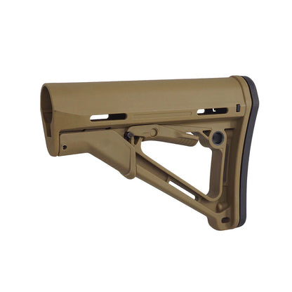E&C CTRスタイル AR/M4エアソフトガン用リトラクタブルストック (EC-MP186) - ダークアース-AIRSOFT GOGO エアガン・サバゲー用品通販
