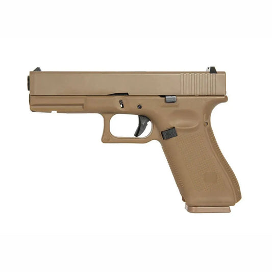 E&C G17 Gen.5 ガスブローバックピストル - ダークアース (EC-1102)-AIRSOFT GOGO エアガン・サバゲー用品通販