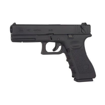 E&C G18C Gen.3 ガスブローバック エアソフトピストル (EC-1103) - ブラック-AIRSOFT GOGO エアガン・サバゲー用品通販