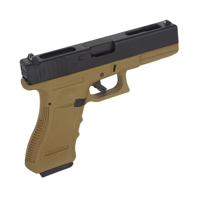 E&C G18C Gen.3 ガスブローバック エアソフトピストル (EC-1103) - ダークアース-AIRSOFT GOGO エアガン・サバゲー用品通販